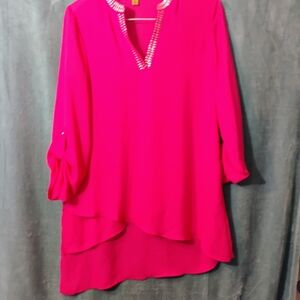 Elegant Pink Women's Top